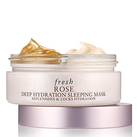 Fresh Rose Deep Hydration Sleeping Mask 70 ml. มาสก์ทรีทเมนท์ 2 ขั้นตอนที่ได้รับการออกแบบมาเพื่อคืนความชุ่มชื้น พร้อมเก็บกักความชุ่มชื้น ไว้ภายใต้ชั้นผิวตลอดคืน เพื่อผลลัพธ์สู่ผิวอ่อนนุ่ม เปล่งปลั่ง ดูอิ่มน้ำ ในยามเช้า