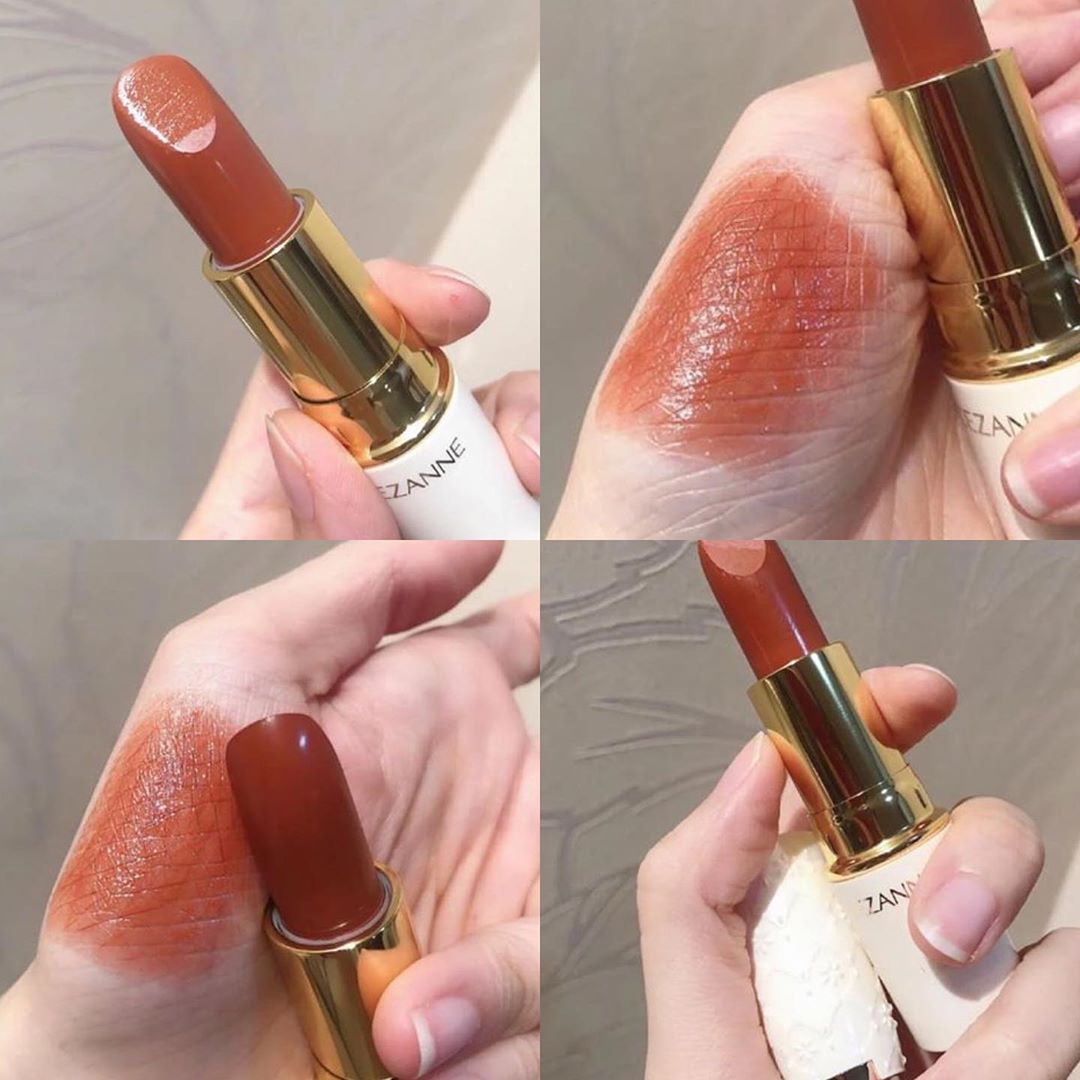 CEZANNE Lasting Lip Color N 3.2g #504 ลิปเนื้อครีมกึ่งแมตต์ สีสวยละมุน เนื้อสัมผัสนุ่มลื่นช่วยเติมเต็มเรียวปากให้ดูอวบอิ่ม พร้อมมอยซ์เจอไรเซอร์บำรุง