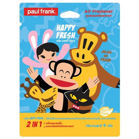 Paul Frank Air Freshener, Paul Frank Air Freshener รีวิว, Paul Frank Air Freshener ราคา, Paul Frank Air Freshener Review, Paul Frank Air Freshener ถุงหอมปรับอากาศ, ถุงหอมปรับอากาศ กลิ่นแฮปปี้ เฟรช, Paul Frank Air Freshener ถุงหอมปรับอากาศ กลิ่นแฮปปี้ เฟรช 9g, ถุงหอมปรับอากาศ