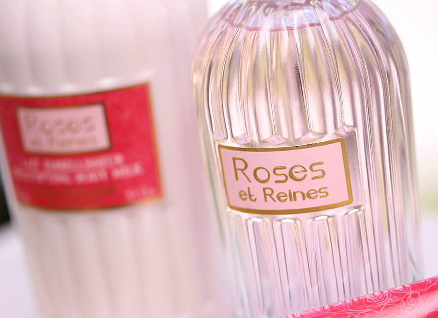 L'occitane Roses et Reines Eau De Toilette 7.5 ml น้ำหอมกลิ่นกุหลาบ ที่ให้ความรู้สึกเหมือนหญิงสาวผู้อ่อนโยน หรูหรา และทันสมัย แนวกรีนฟรุตตี้ 