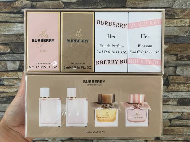 BURBERRY, BURBERRY Travel Exclusive Set, BURBERRY Travel Exclusive Set (4 Items), My Burberry Blush EDP, Burberry My Burberry EDP, Burberry Her EDP, Burberry Her Blossom EDT, น้ำหอม, น้ำหอม BURBERRY