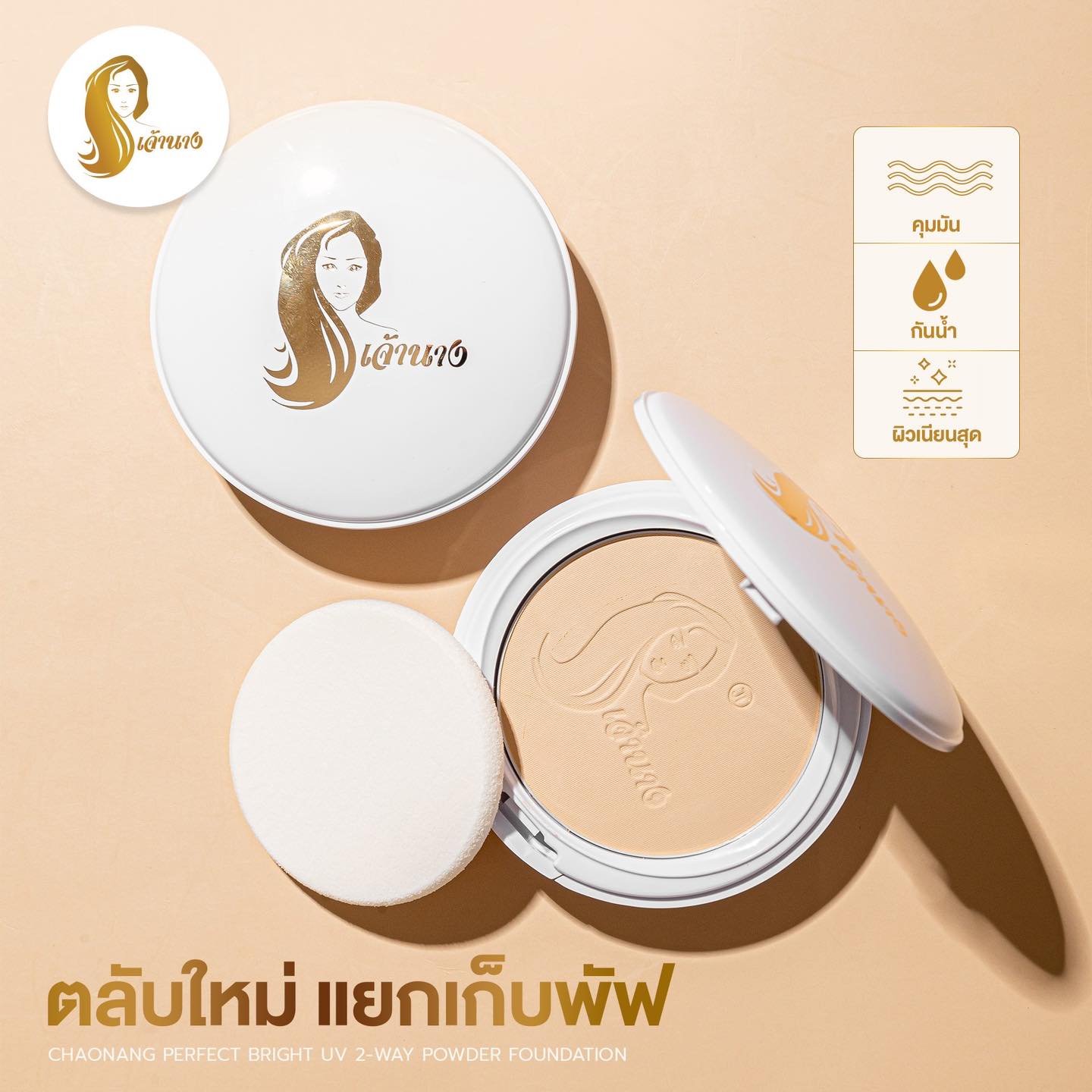 Chaonang Perfect bright uv 2 way powder 10g 