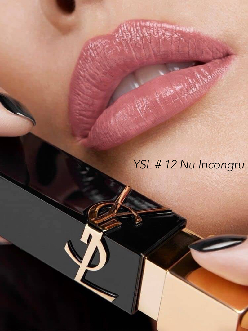 YSL Rouge Pur Couture The Bold Lipstick 0.8g #12 NU INCONGRU (With Box)