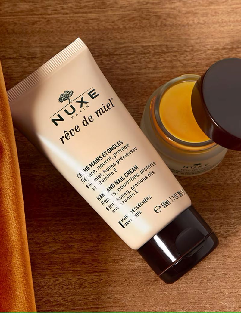 NUXE Reve De Miel Hand And Nail Cream 30ml , NUXE , Hand And Nail ,  Cream , ครีมทามือ , ครีมบำรุงเล็บ , NUXE ราคา , NUXE รีวิว